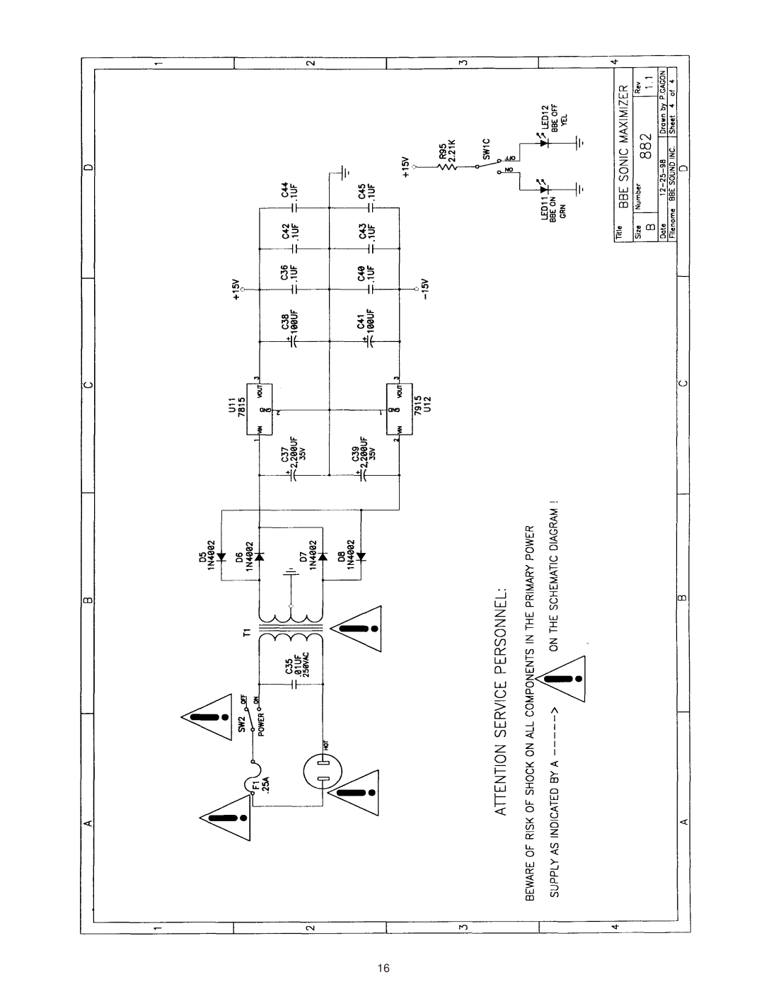 BBE BBE 882 manual 