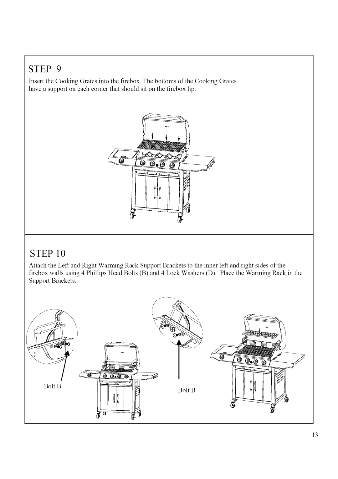 BBQ Pro BQ04023-2, BQ52006 manual Step 