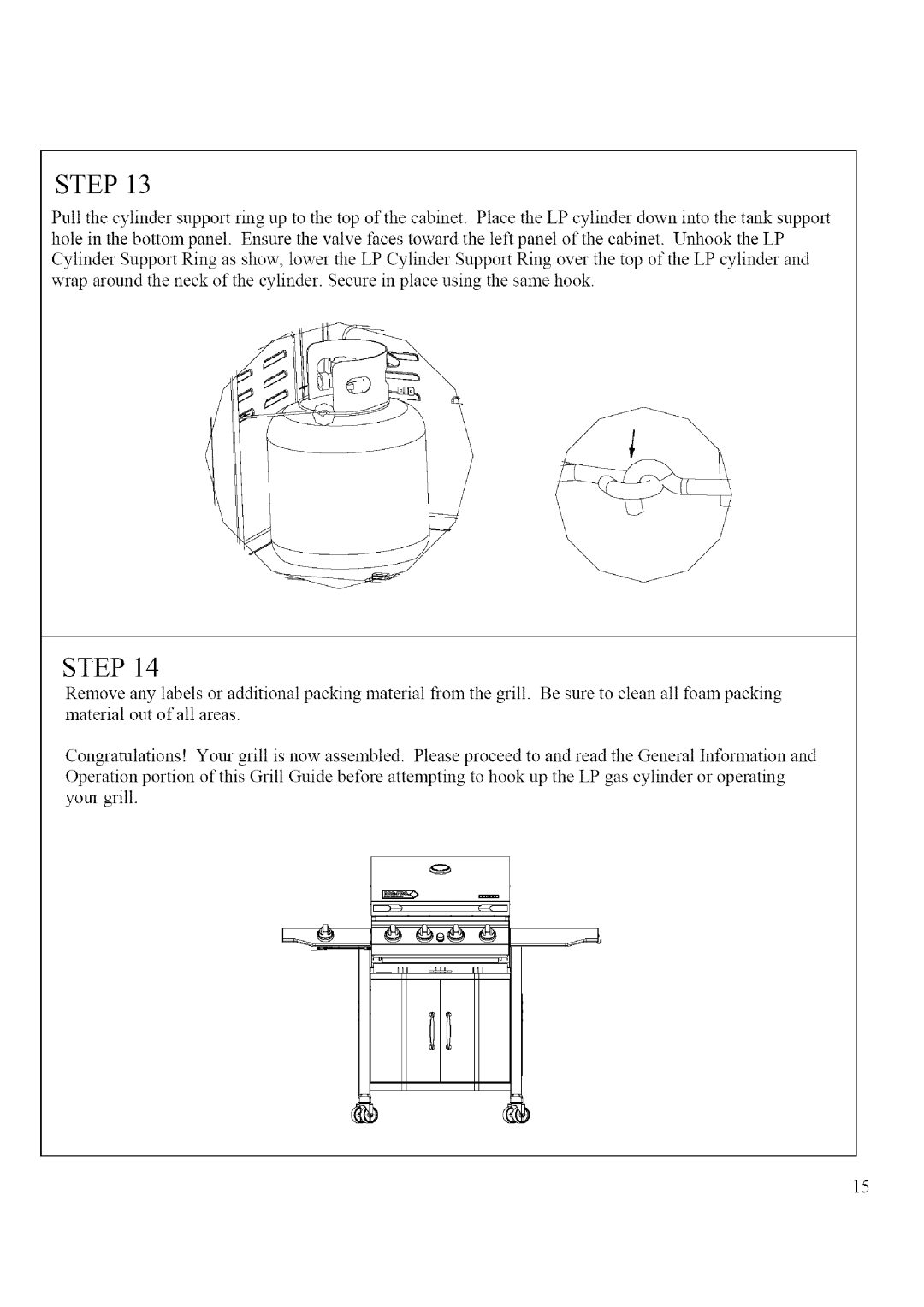 BBQ Pro BQ04023-2, BQ52006 manual Step 