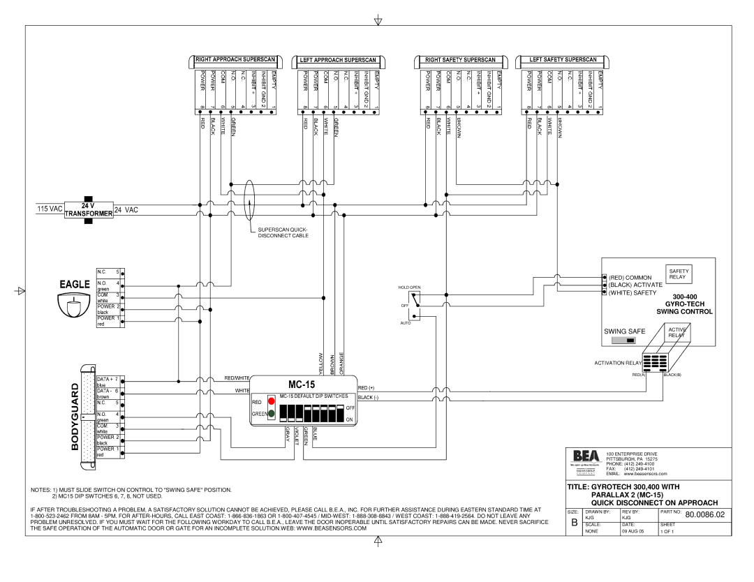 BEA 1100 manual 80.0086.02 