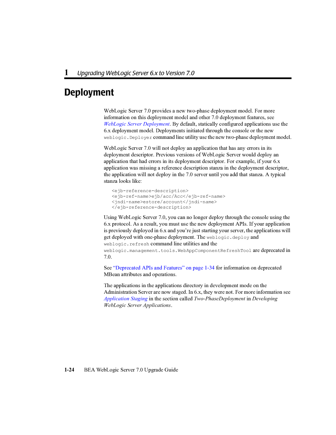 BEA 7 manual Deployment 