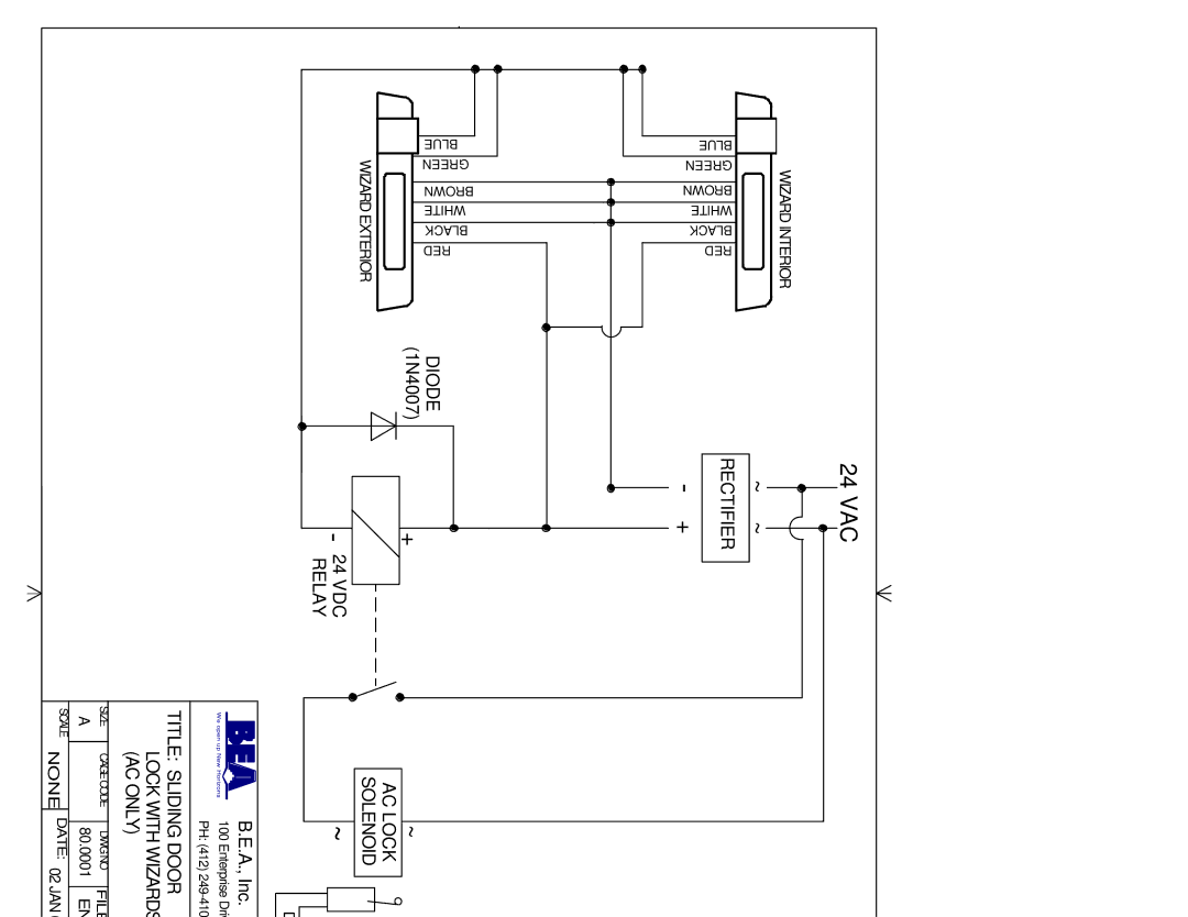 BEA 80.0000.02 manual 24 VAC 