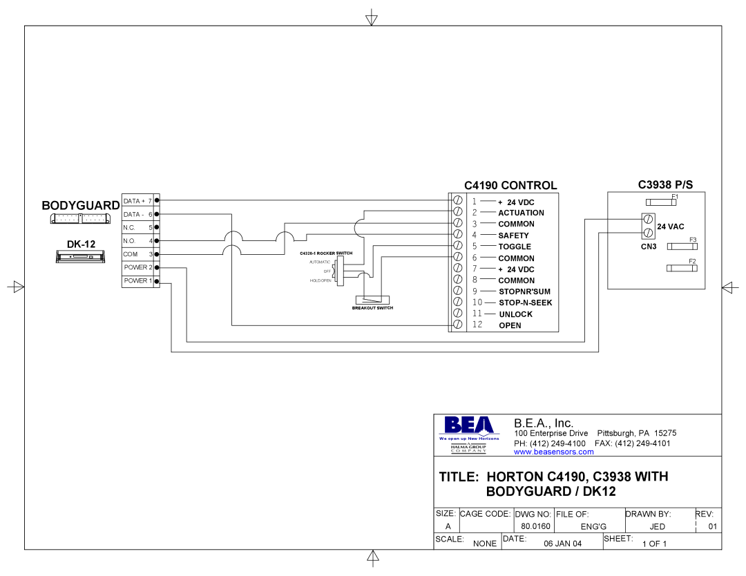 BEA 80.0091.02, C2150 manual 999 5/3/,303 