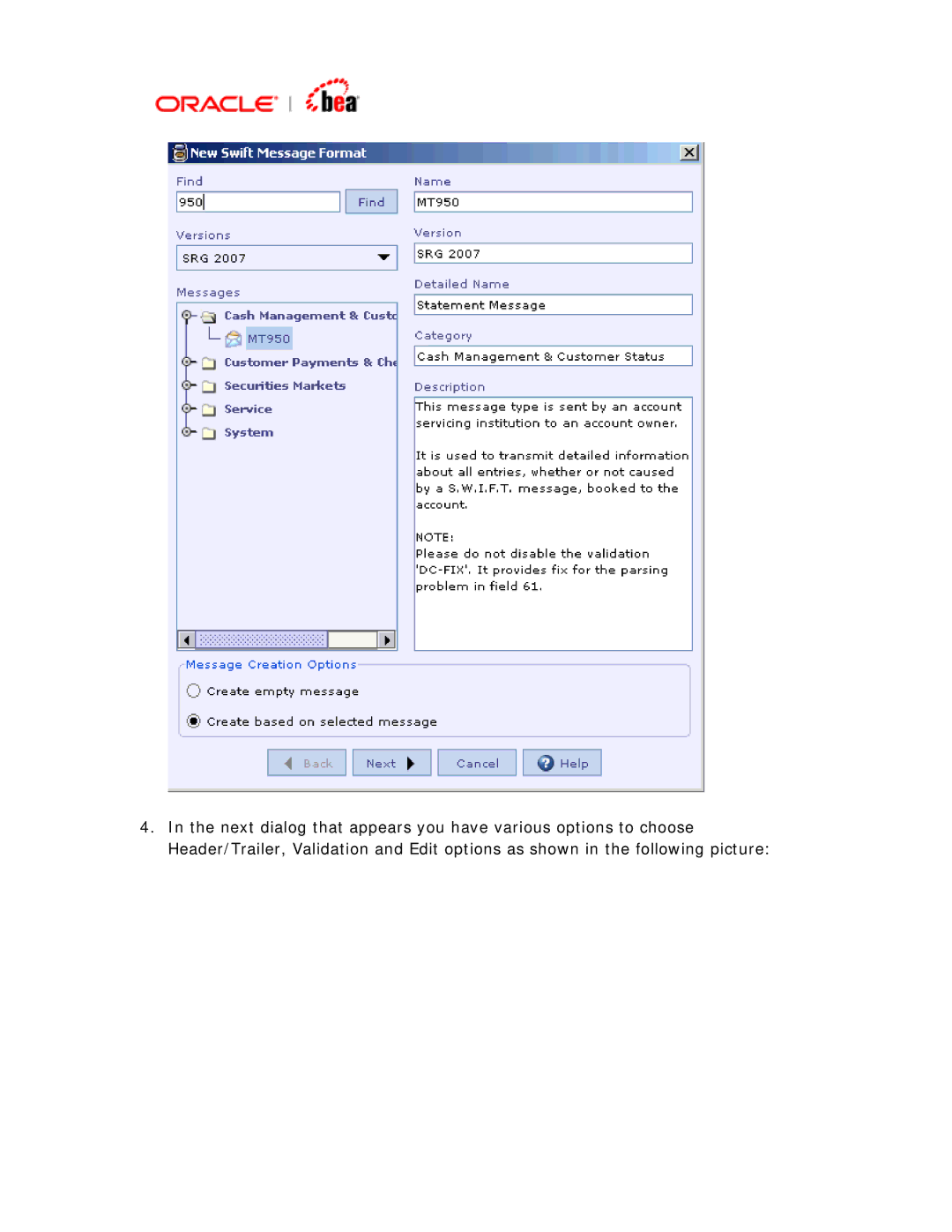 BEA SWIFT Adapter manual 