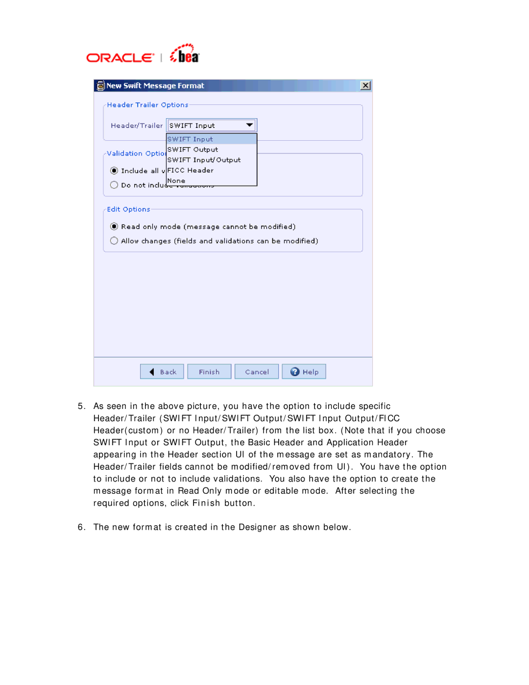 BEA SWIFT Adapter manual 