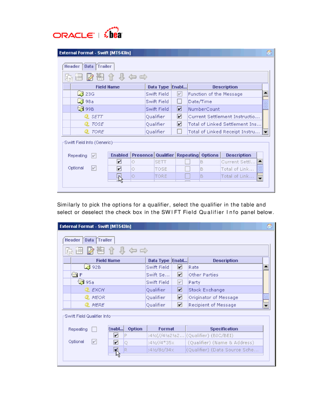 BEA SWIFT Adapter manual 