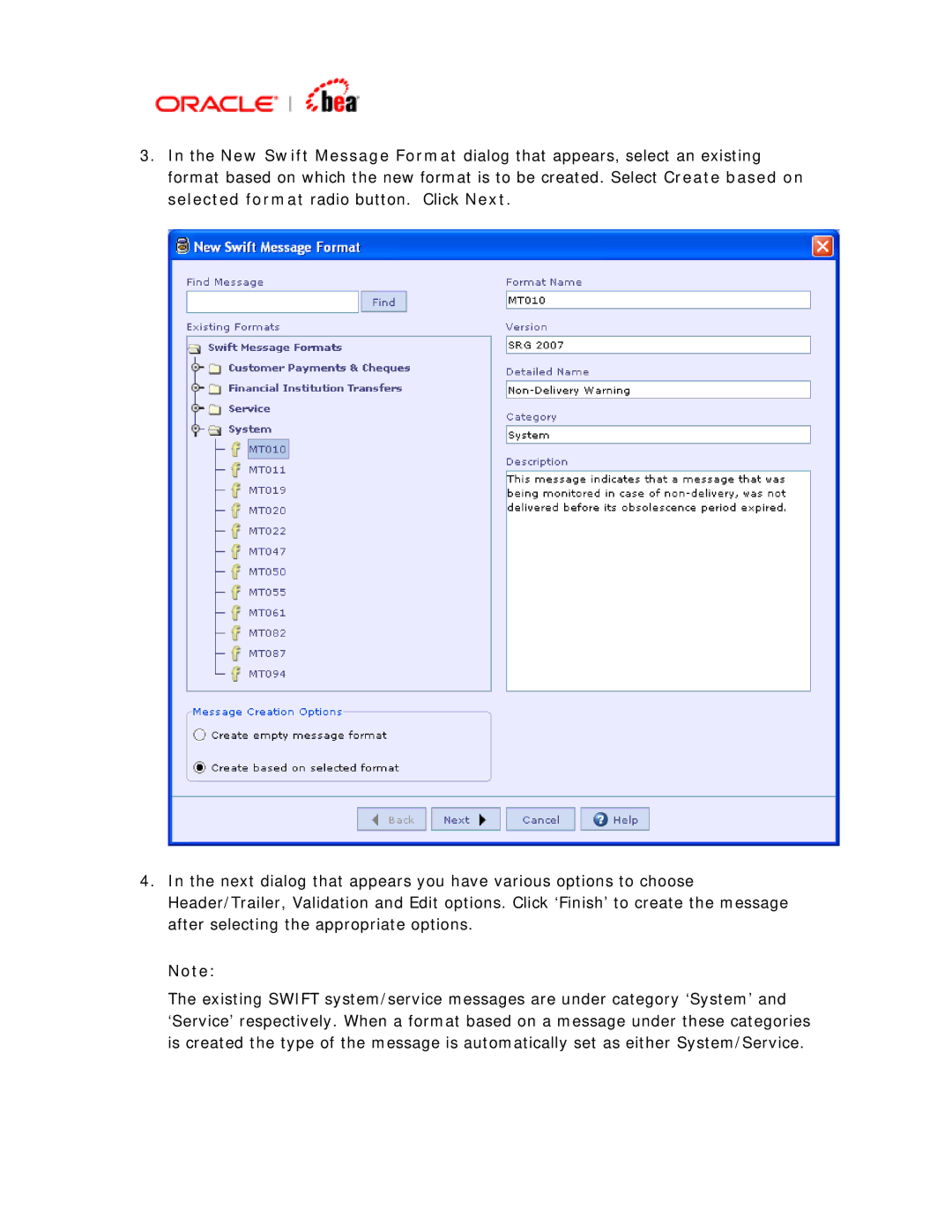 BEA SWIFT Adapter manual 