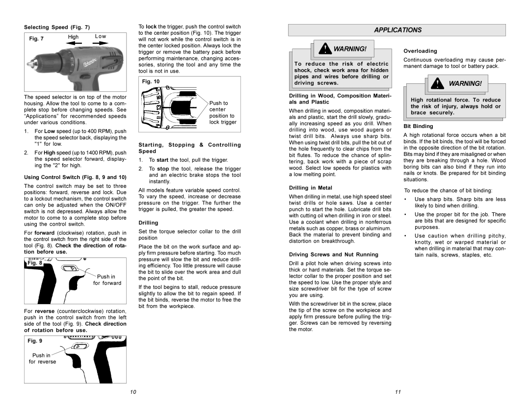 Beckett 0612-20, 0602-20 manual Applications 