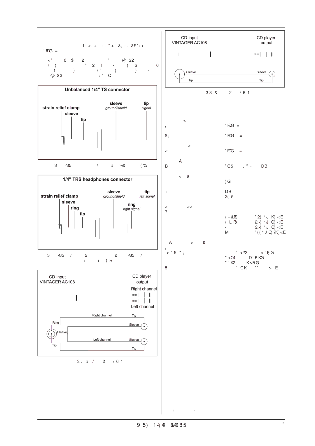 Behringer AC108 manual Specifications 