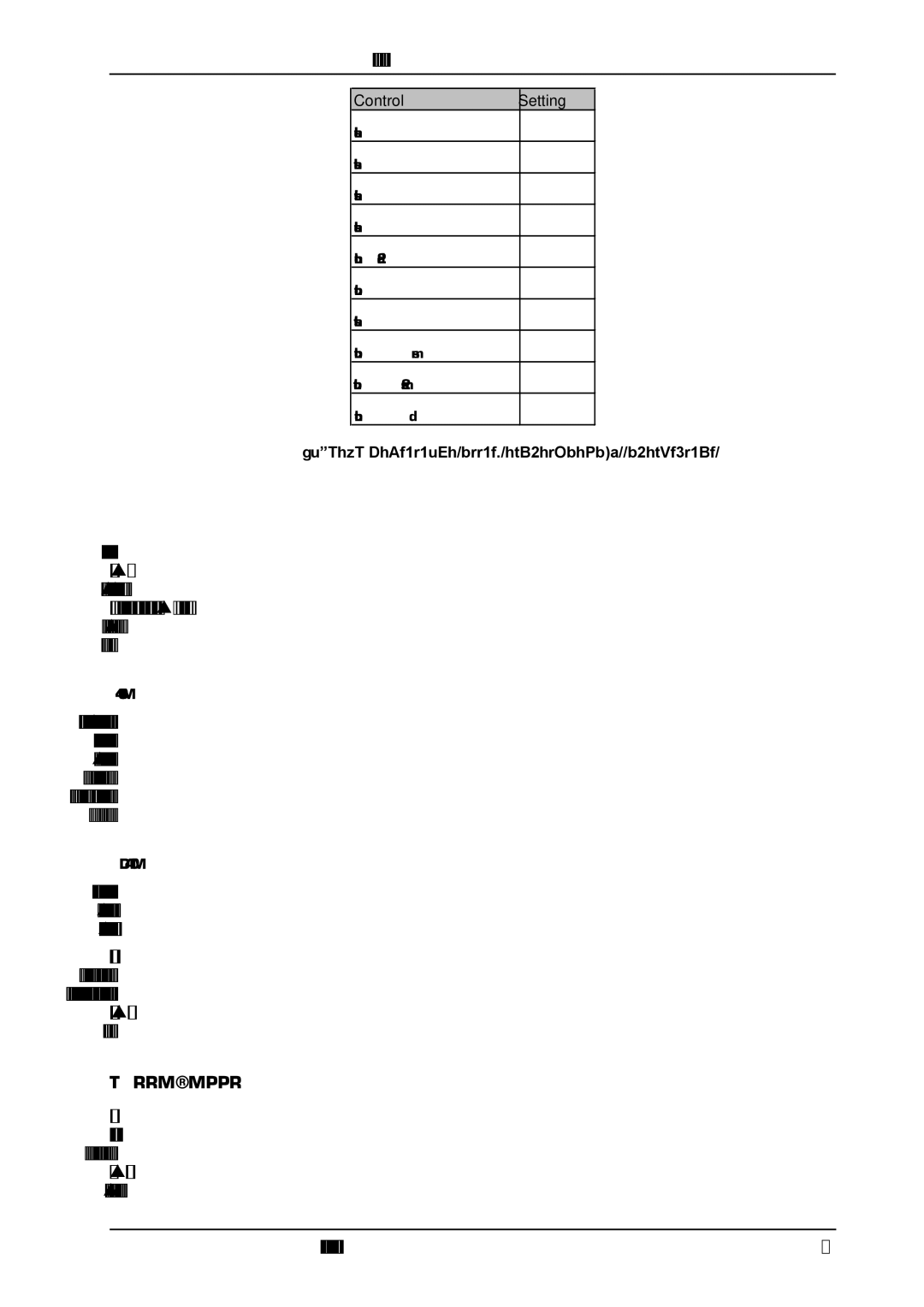 Behringer MDX1400 manual Anticipated Compression, Tab .1 Initial settings for the De-Esser functions 