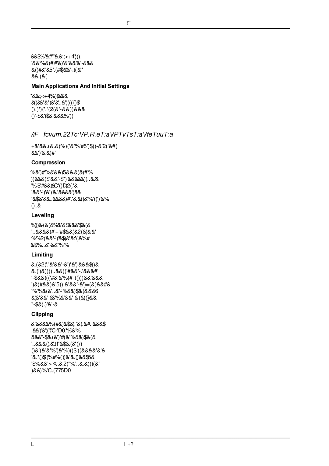 Behringer MDX4400 manual Applications, Compression/Leveling/Limiting/Clipping 