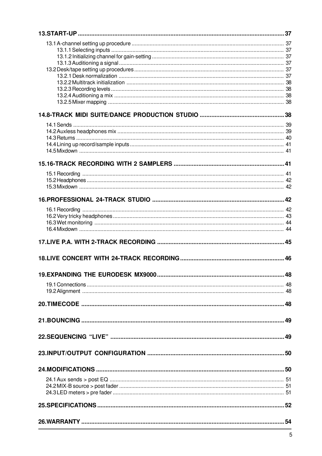 Behringer MX9000 user manual Track Recording with 2 Samplers 