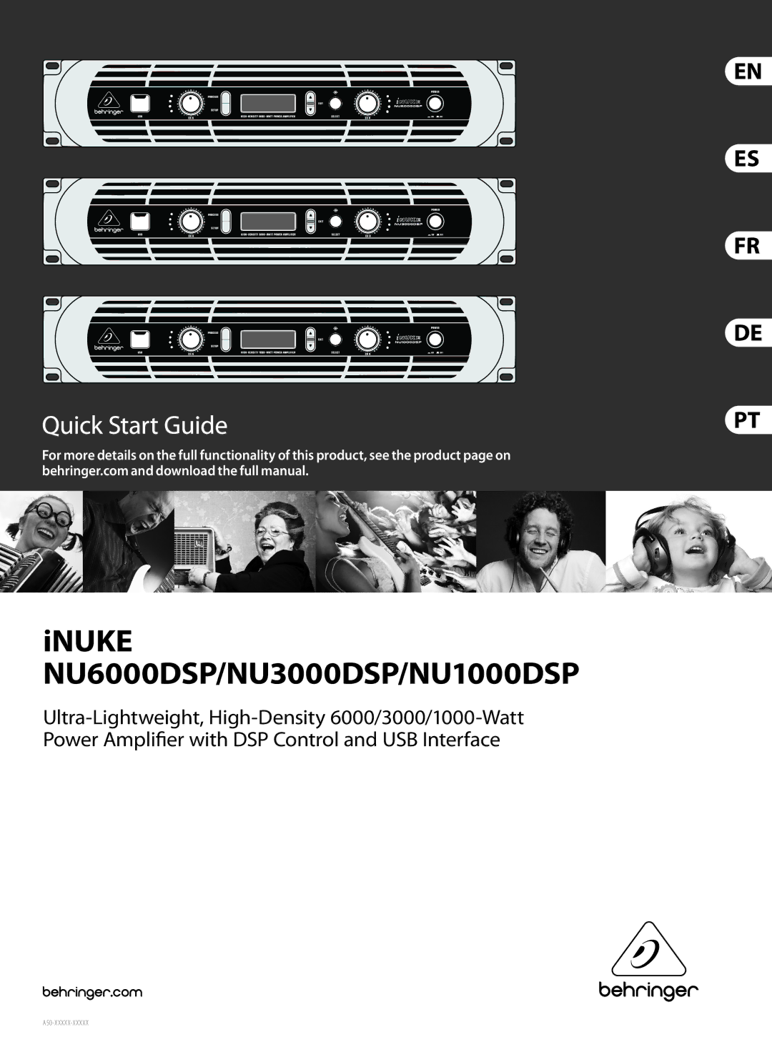 Behringer manual INUKE NU6000DSP/NU3000DSP/NU1000DSP 