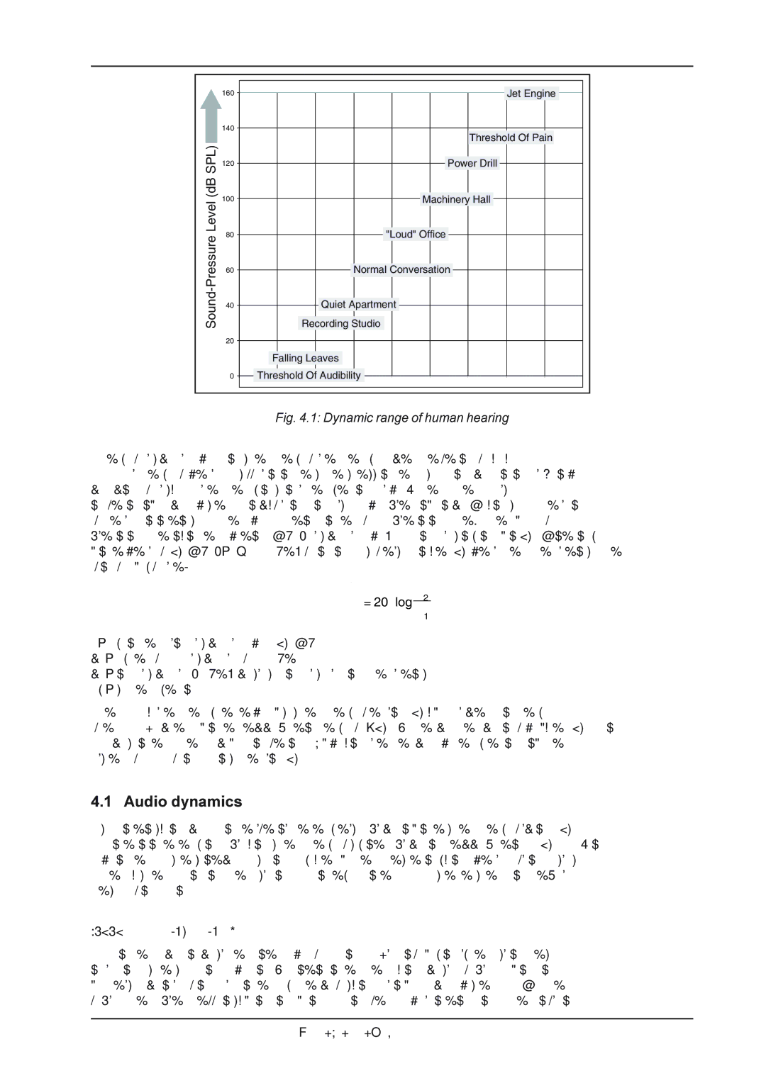 Behringer T1953 manual Audio dynamics, Level 