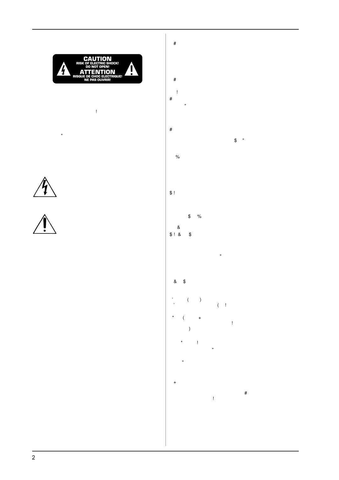 Behringer UBB1002 manual Detailed Safety Instructions 