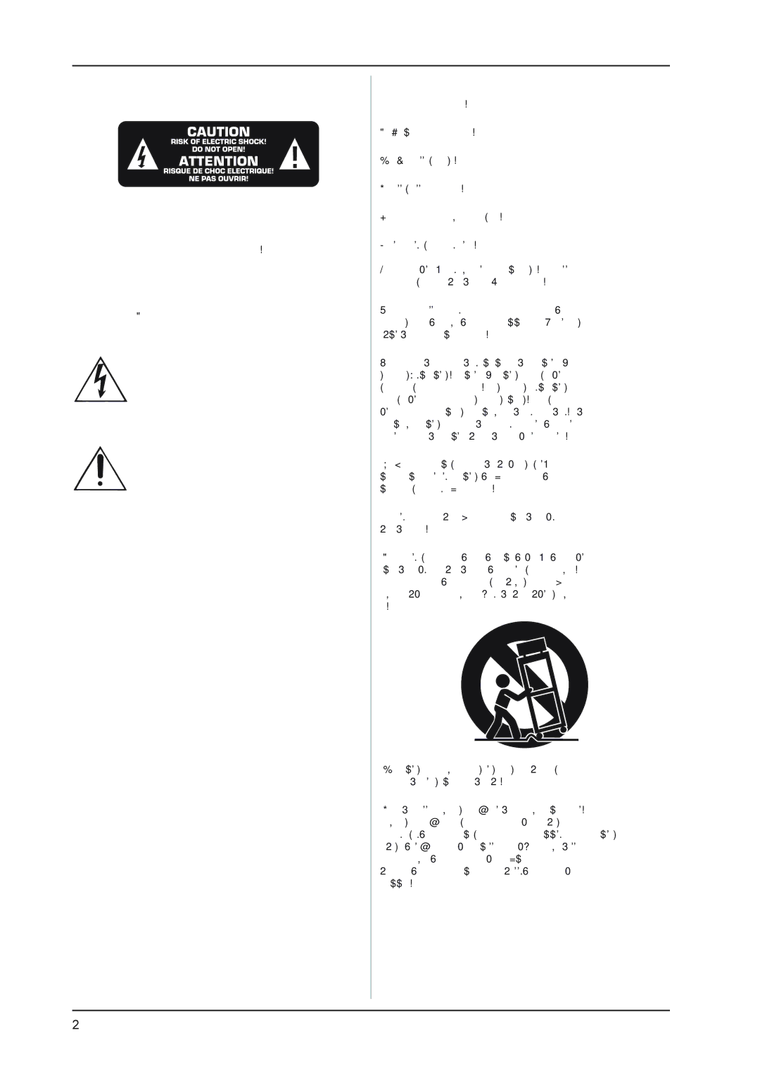 Behringer V-AMP 2, V-AMPIRE, V-AMP PRO manual Important Safety Instructions, Detailed Safety Instructions 