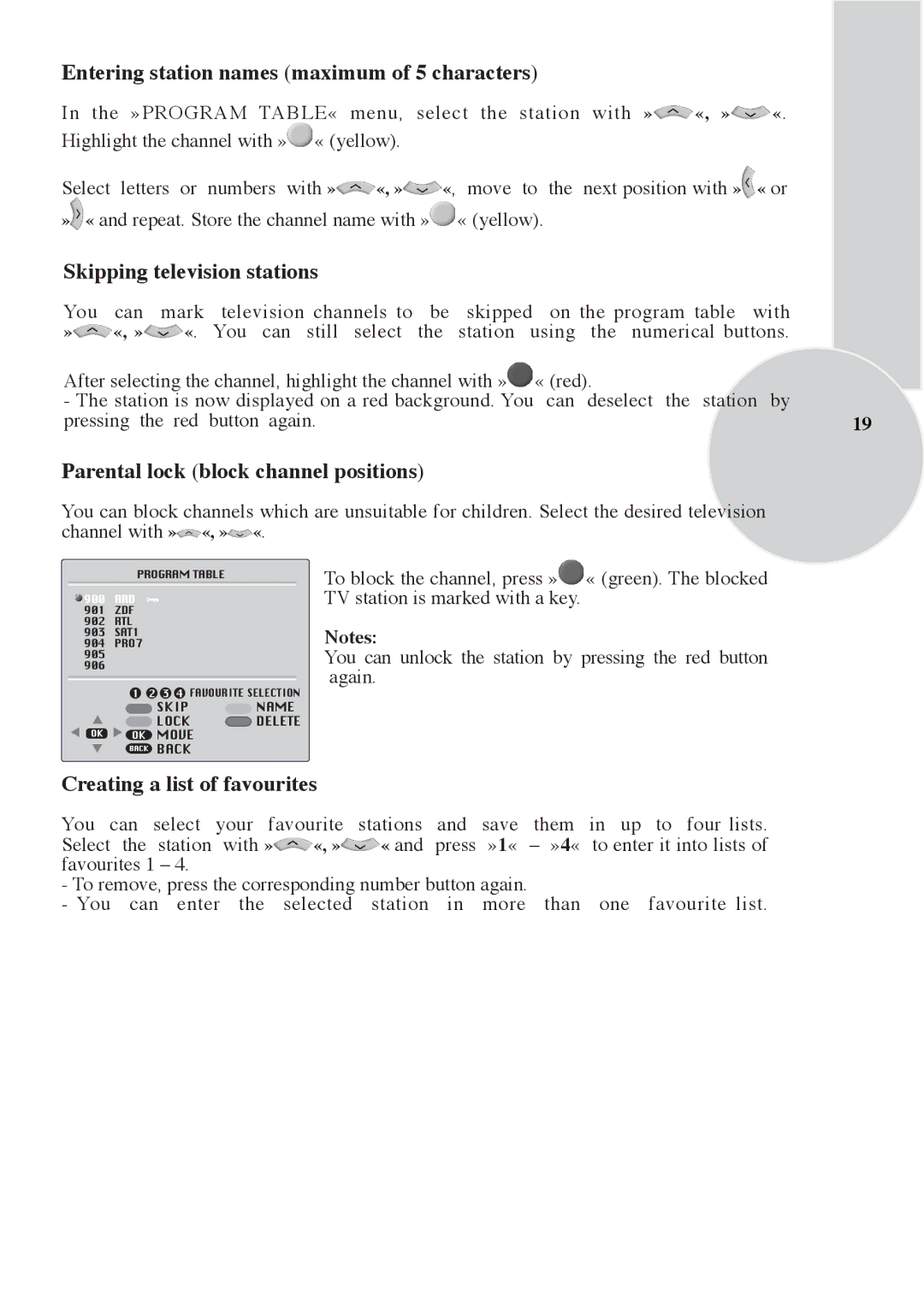 Beko 28C769IDS operating instructions Entering station names maximum of 5 characters, Skipping television stations 