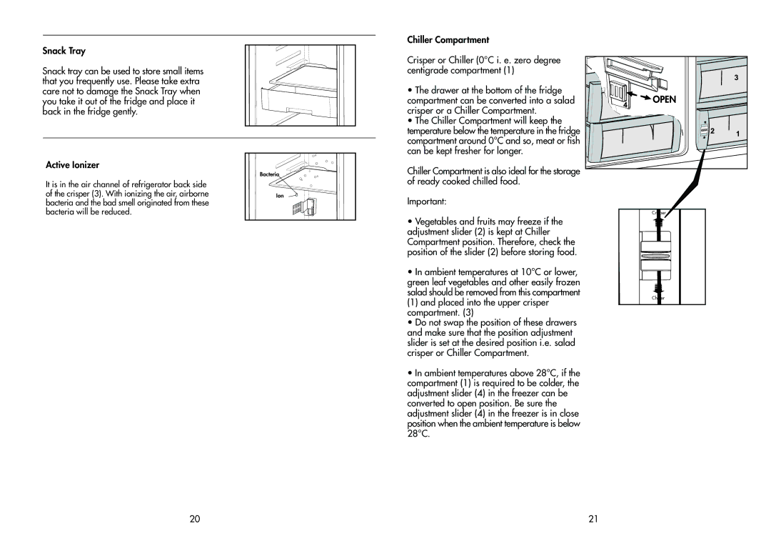 Beko AP930 manual Bacteria 