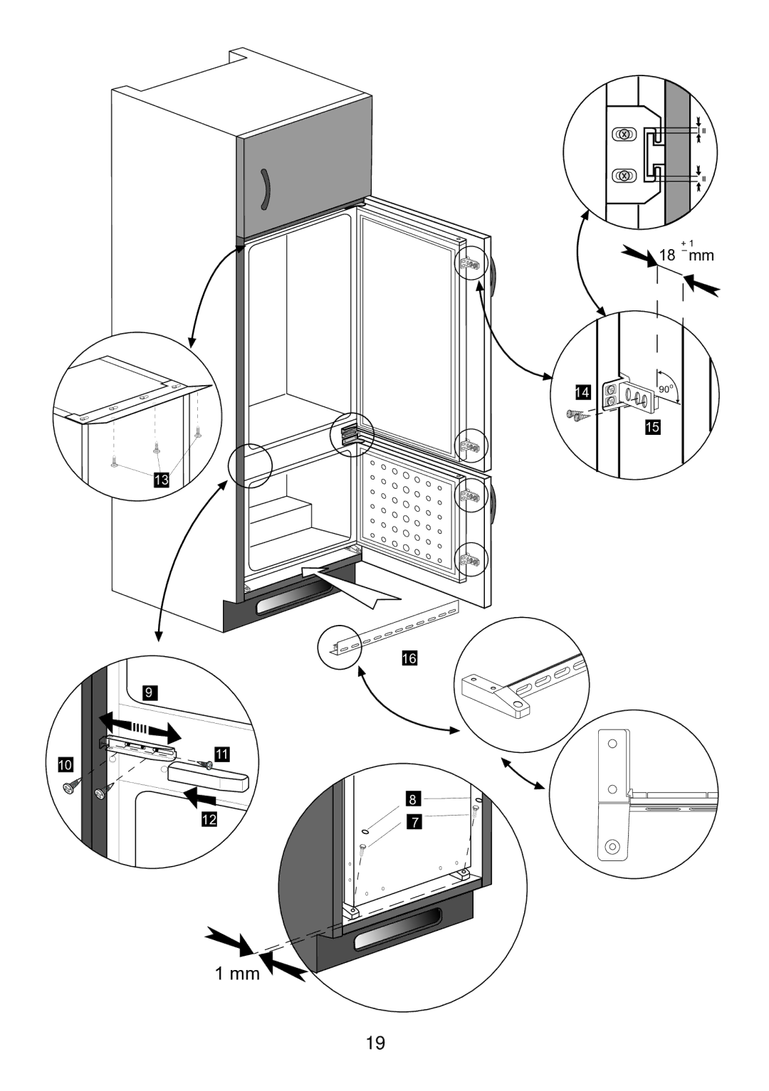 Beko BC73 F manual 18 mm 