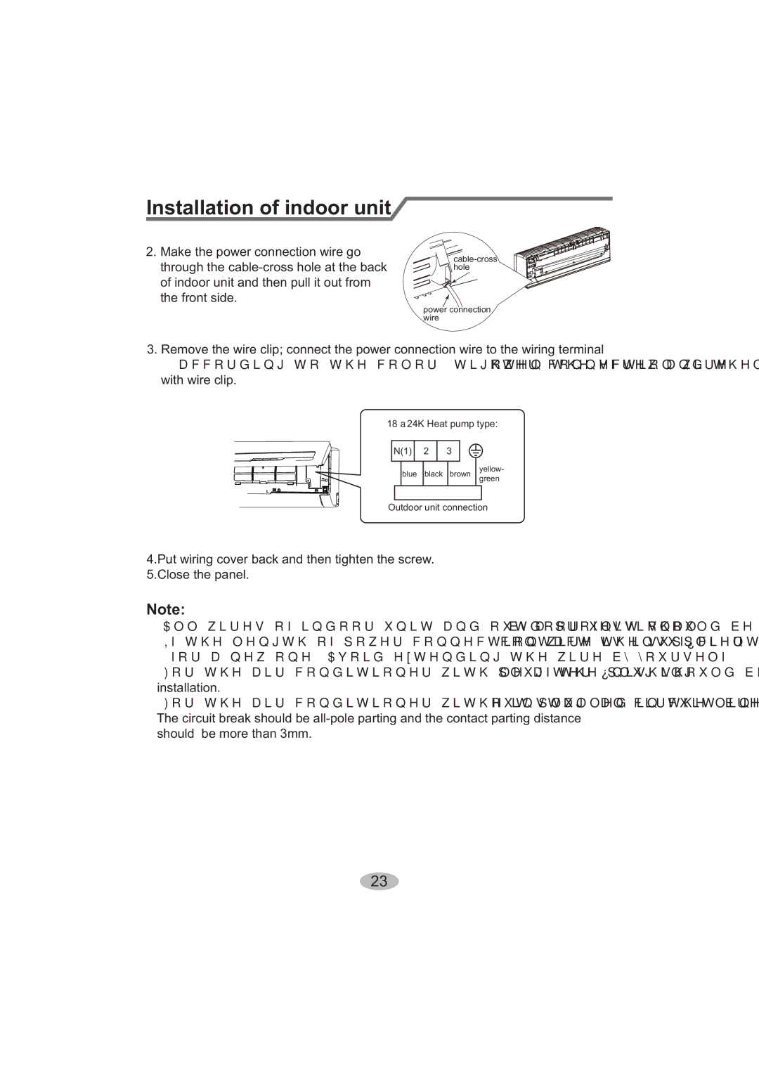 Beko BK 5200, BK 6300 user manual With wire clip, Installation 