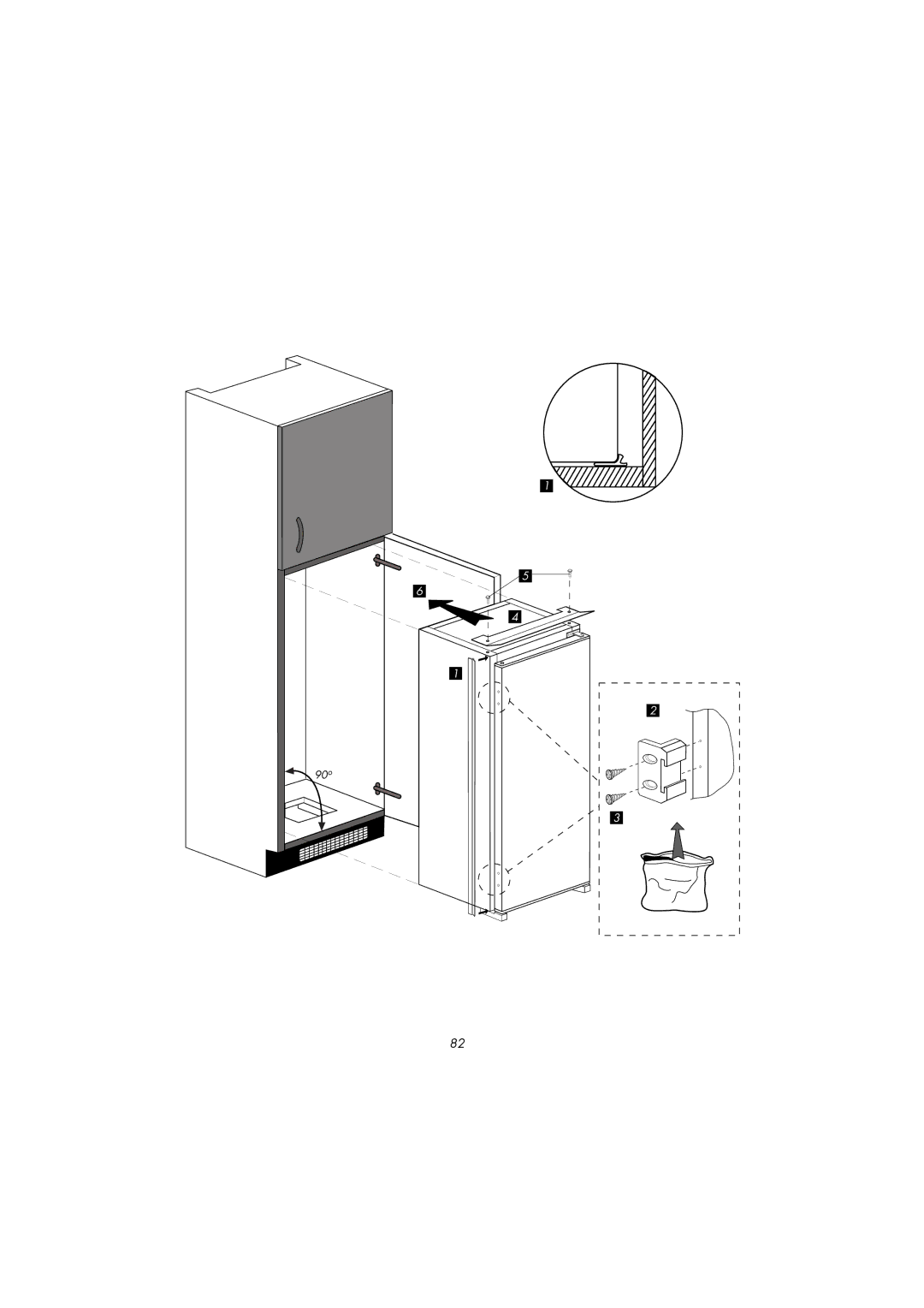 Beko BK 7671 LD PLUS manual 90o 