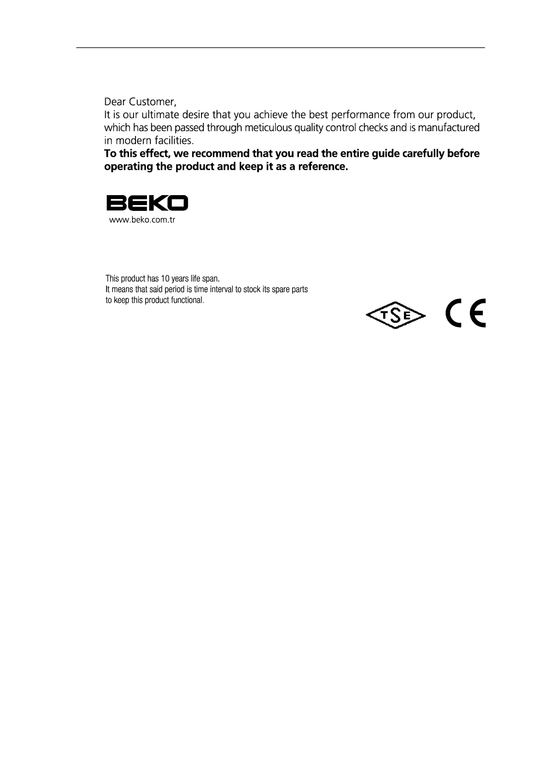 Beko BKMF-4B manual 