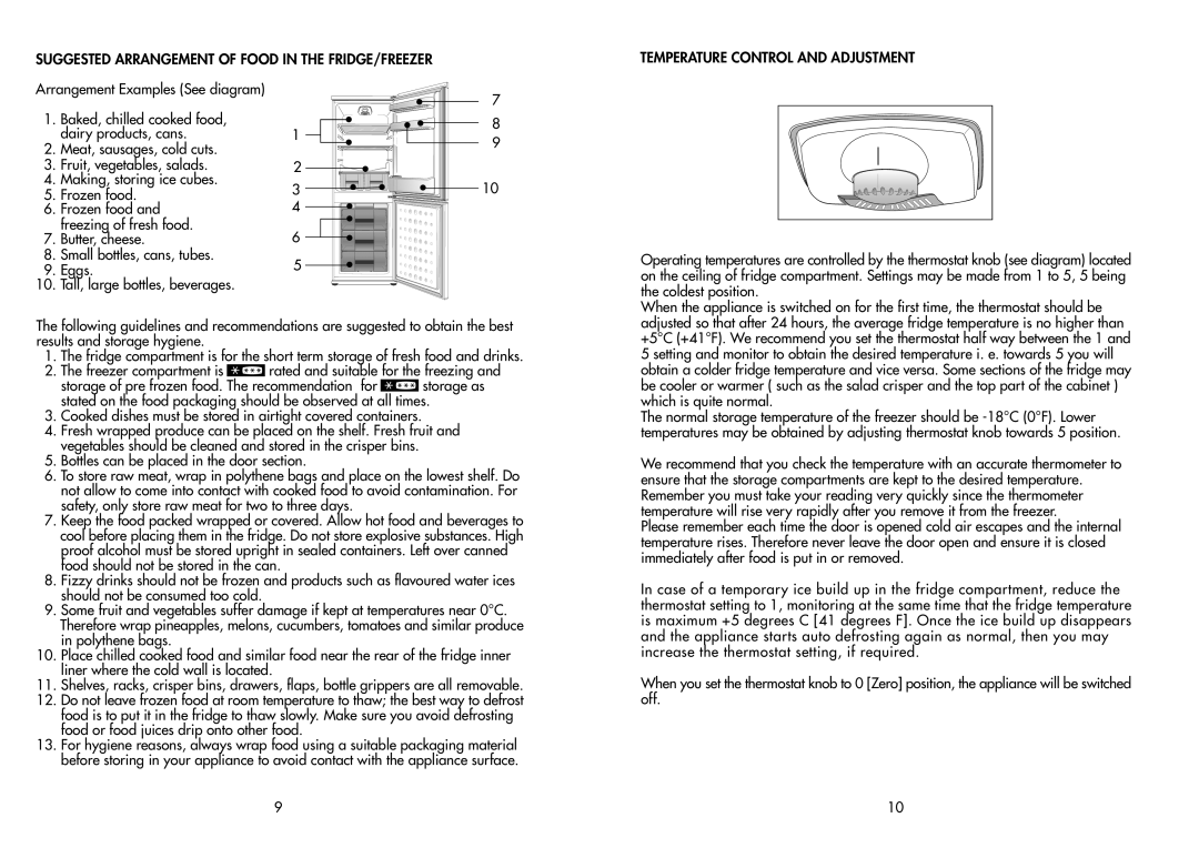 Beko CDA 645 F manual 