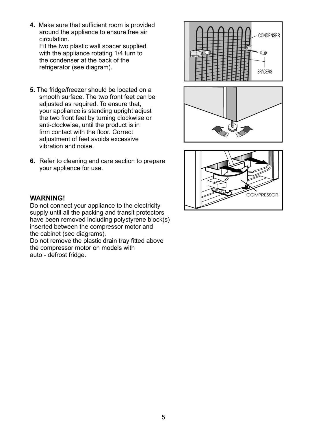 Beko CDA 664 F manual Refertocleaningandcaresectiontoprepare 