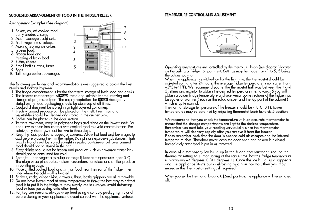 Beko CDA539F manual 