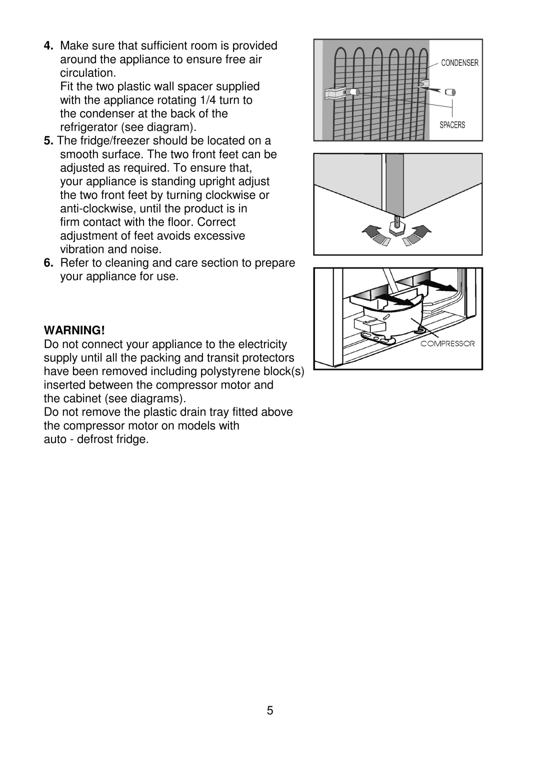 Beko CDA660F installation instructions 