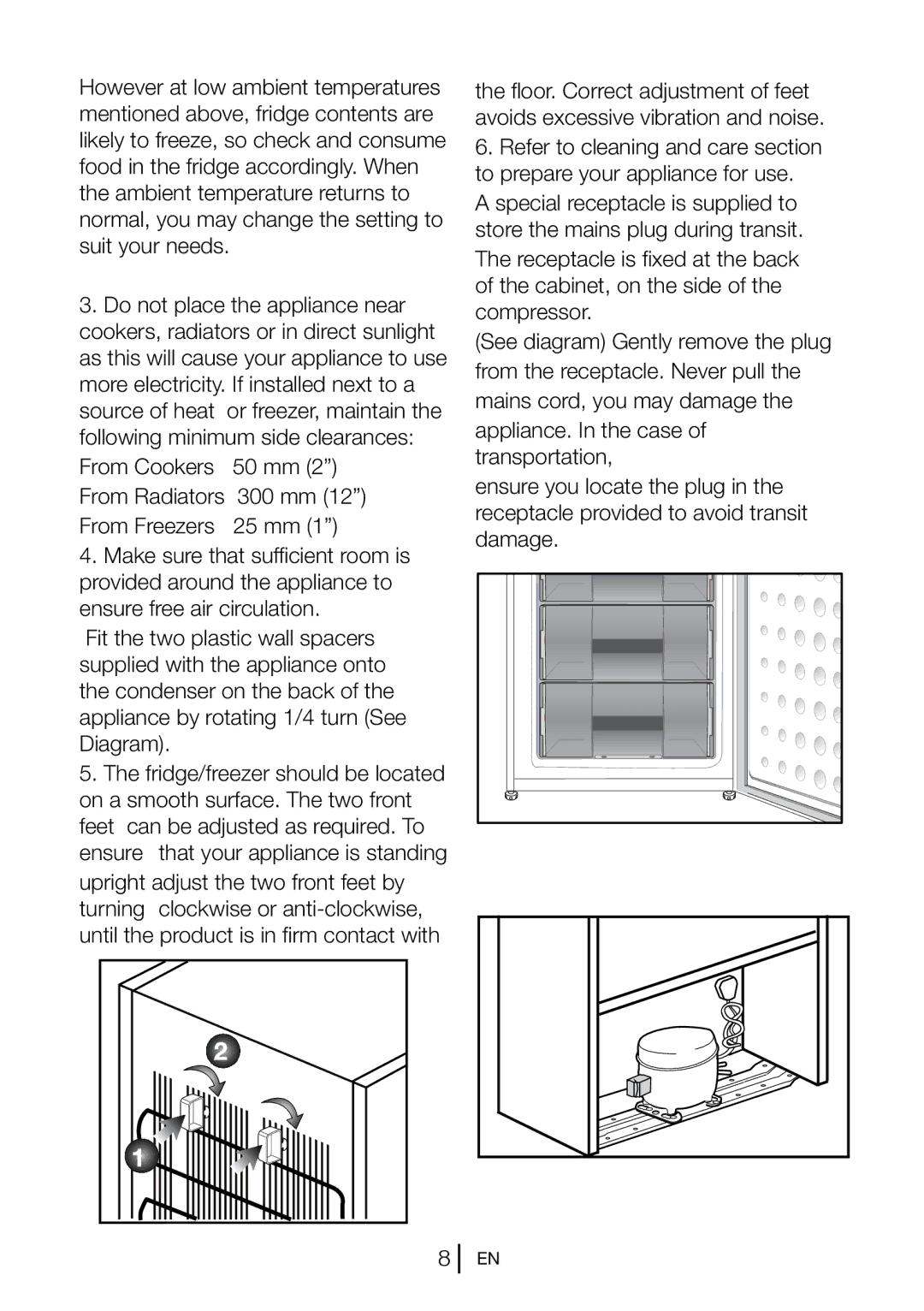 Beko CF5533APS, CF5533APB, CF5533APW, COOL53FW manual 