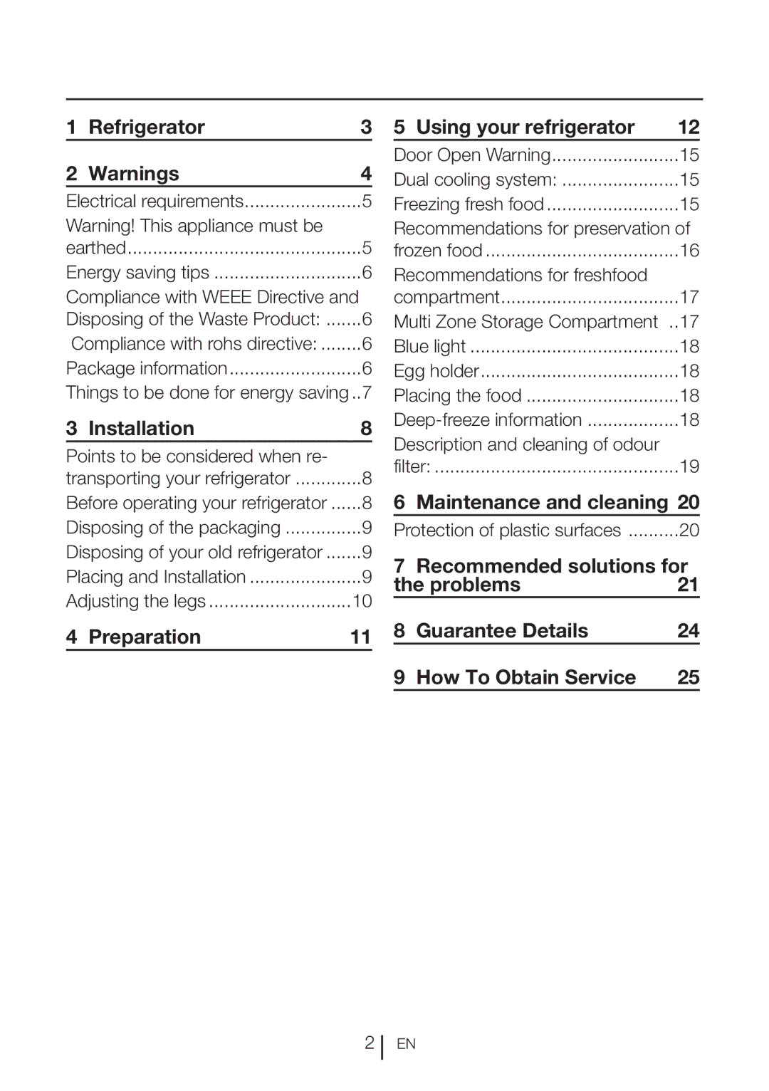 Beko CFF6873GX manual Compliance with Weee Directive, Points to be considered when re, Recommendations for preservation 