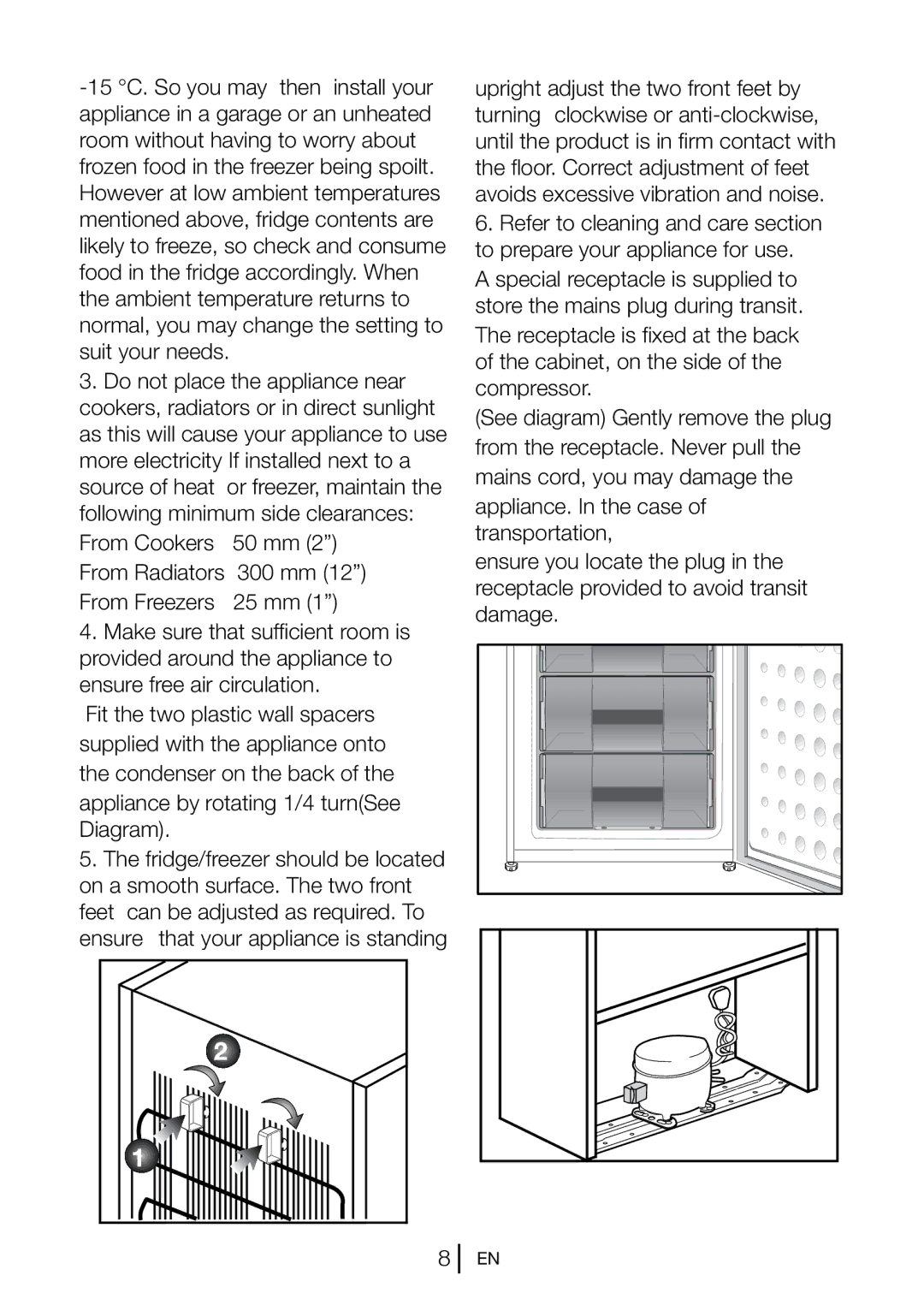 Beko COOL54FS, COOL54FW manual 