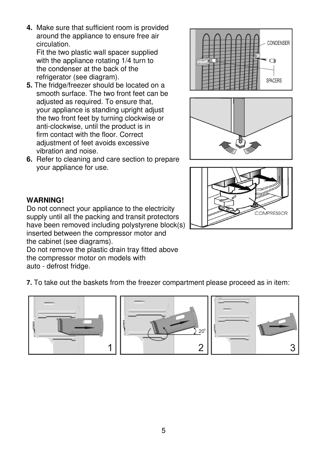 Beko CS5342APW manual 