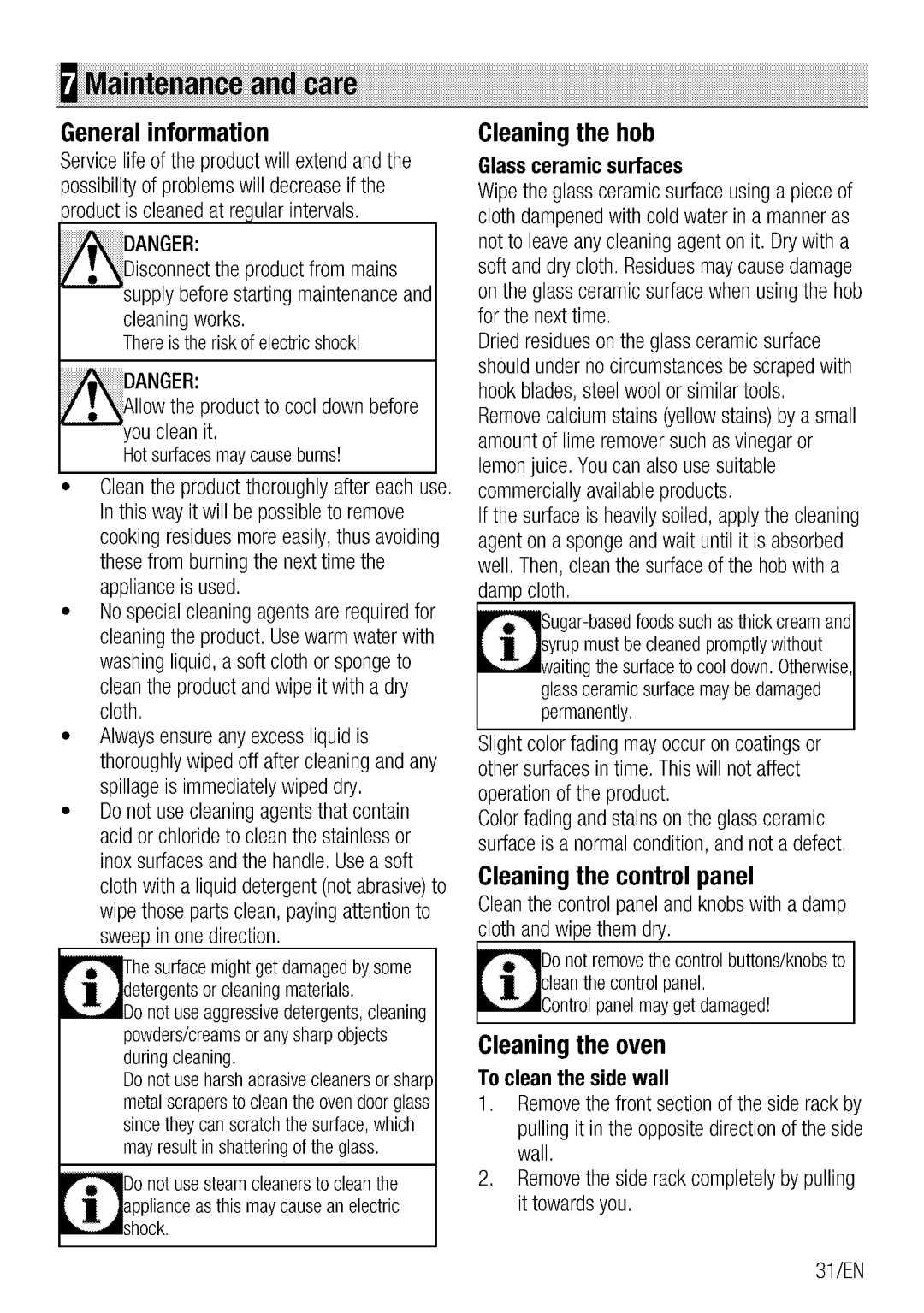 Beko CSM 89300 G manual 