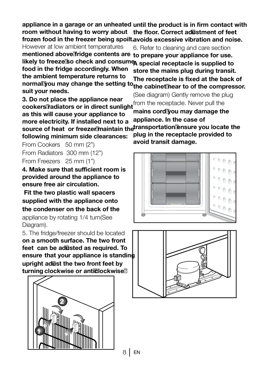 Beko CXFD5104 W manual 