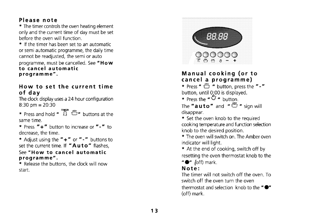 Beko D 6634 TS, D 6633 TS manual 