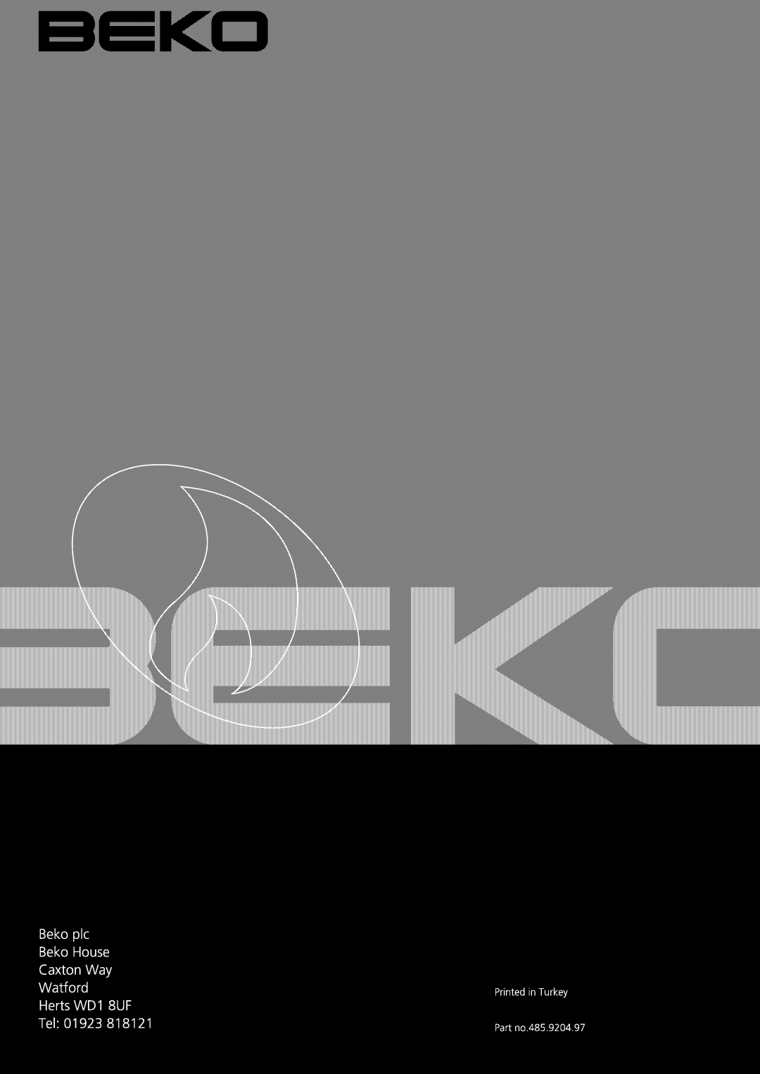 Beko D531 manual 