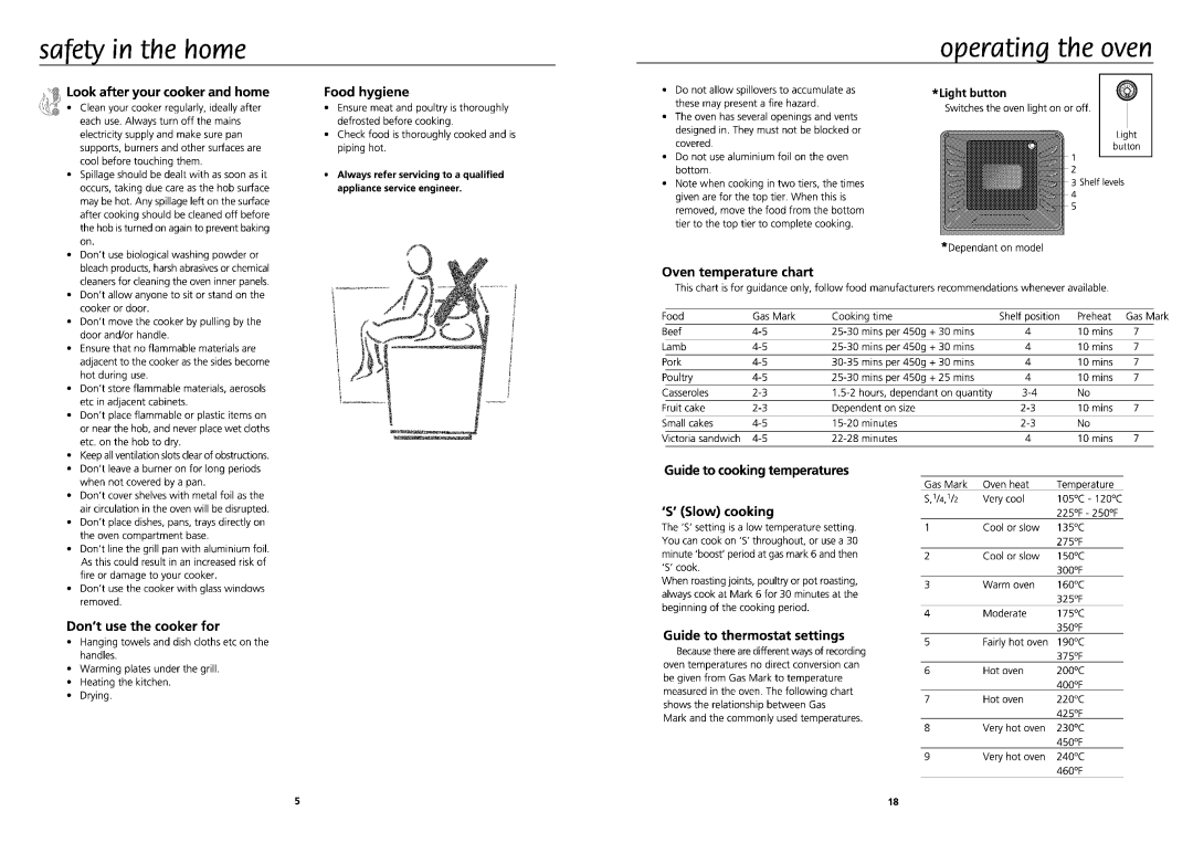 Beko DG582, DG581 manual 