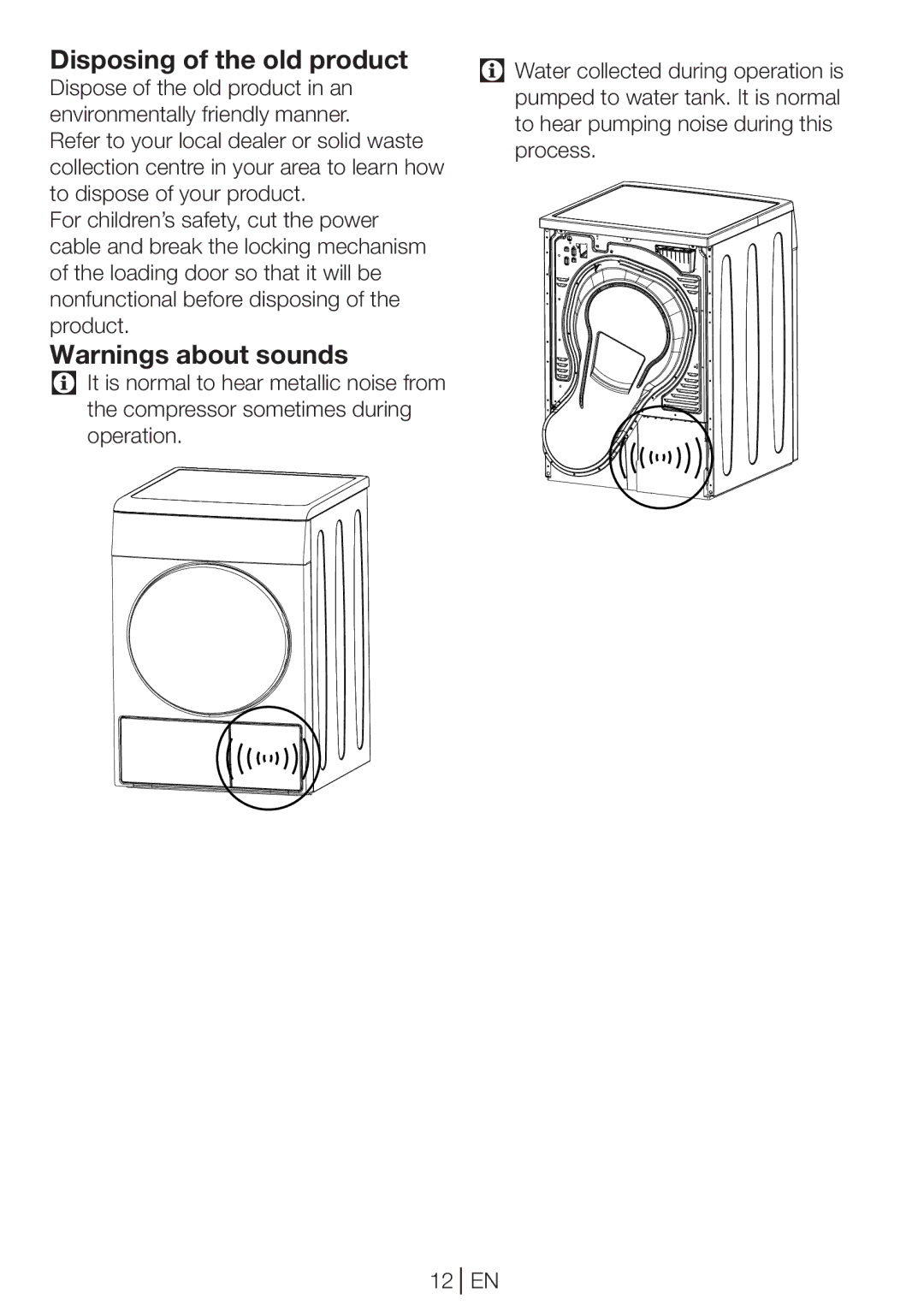 Beko DPU 8360 W manual Disposing of the old product 