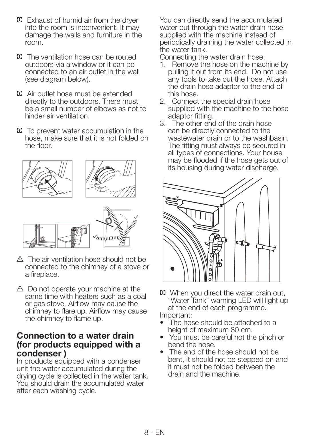 Beko DRCS 68 W, DRCS 68 S manual 