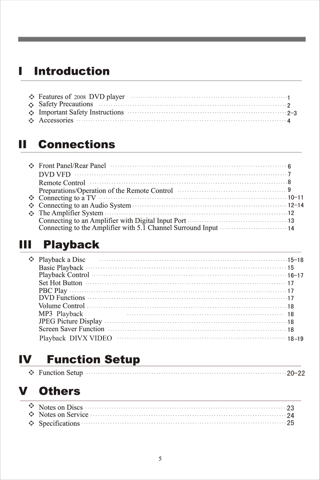 Beko DVD 2008 manual Playback 