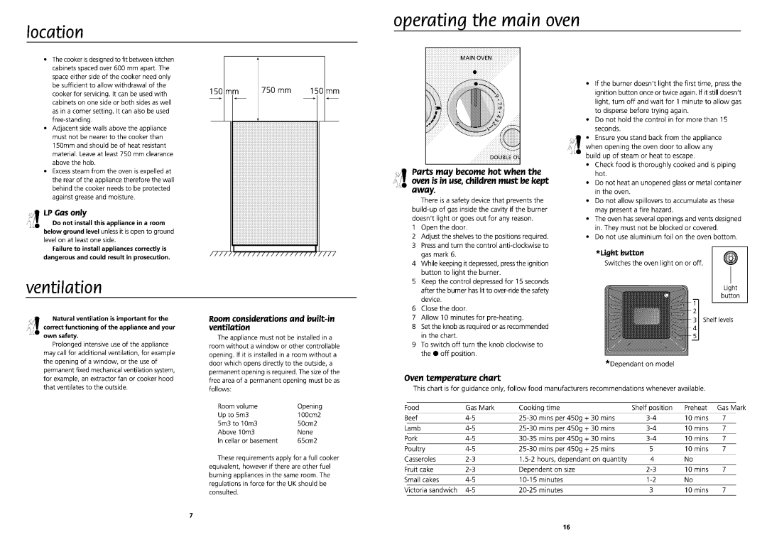 Beko DVG593 manual 