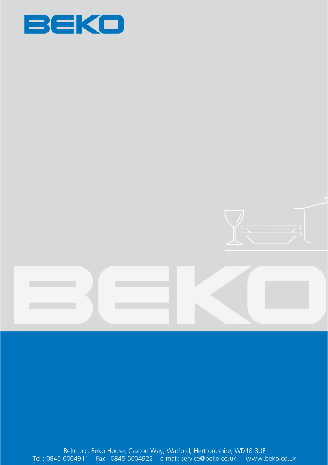 Beko DWD5414 manual 