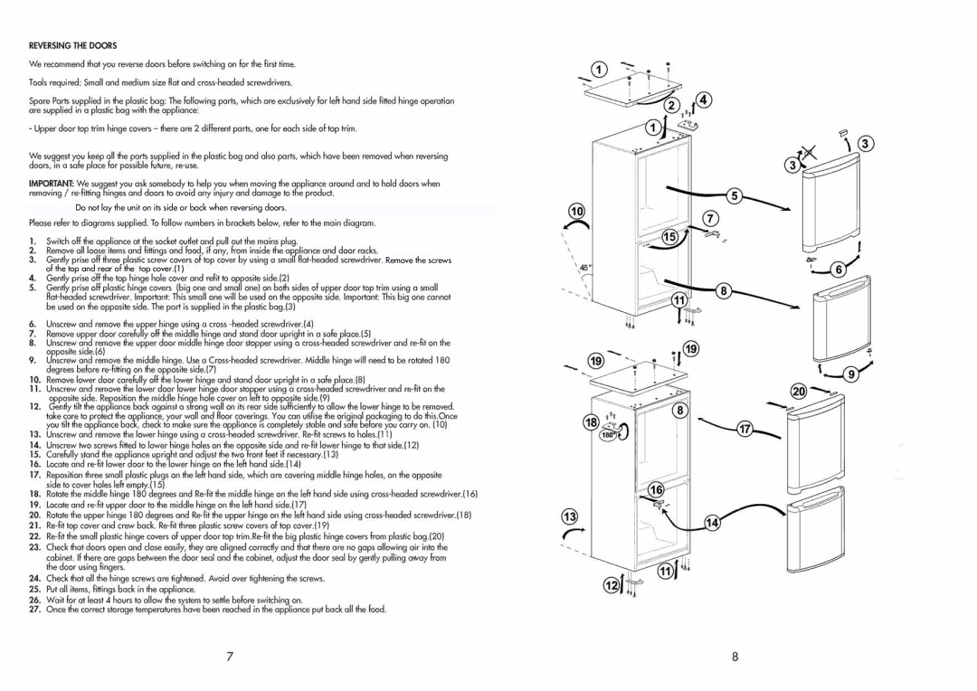 Beko FC 175F manual 