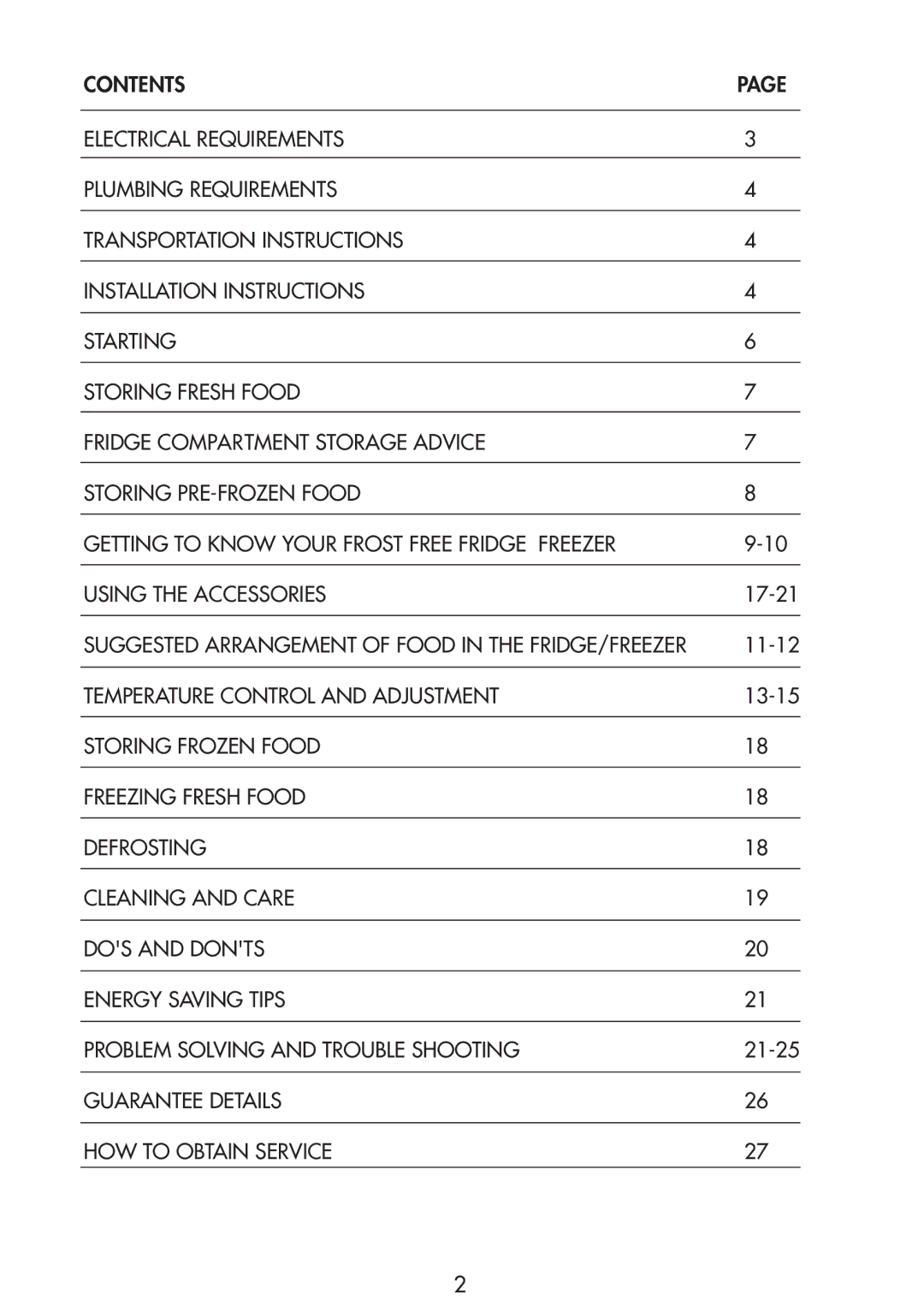 Beko GNE 114610 FX manual Suggested Arrangement of Food in the FRIDGE/FREEZER, Temperature Control and Adjustment 