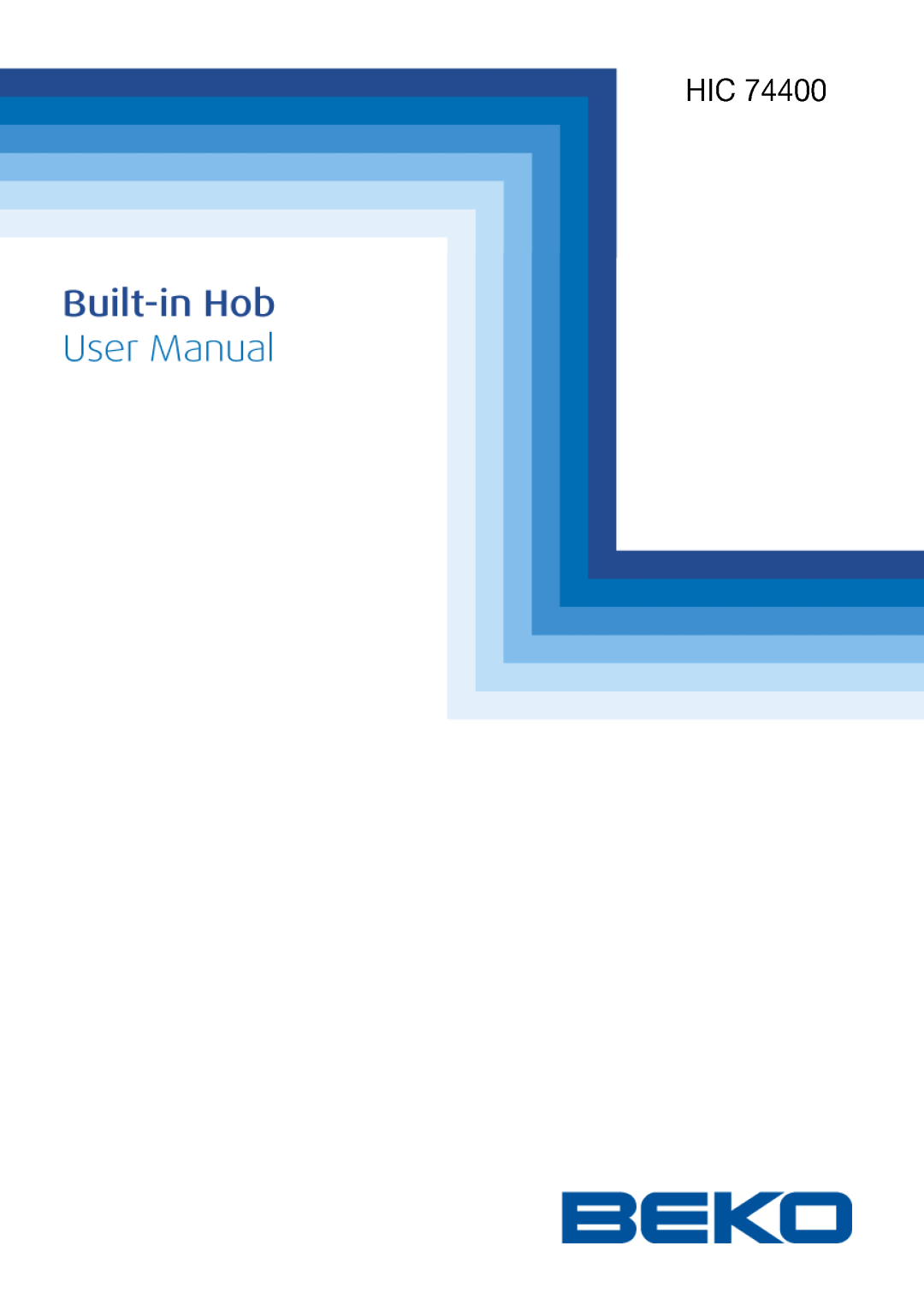 Beko HIC 74400 manual 