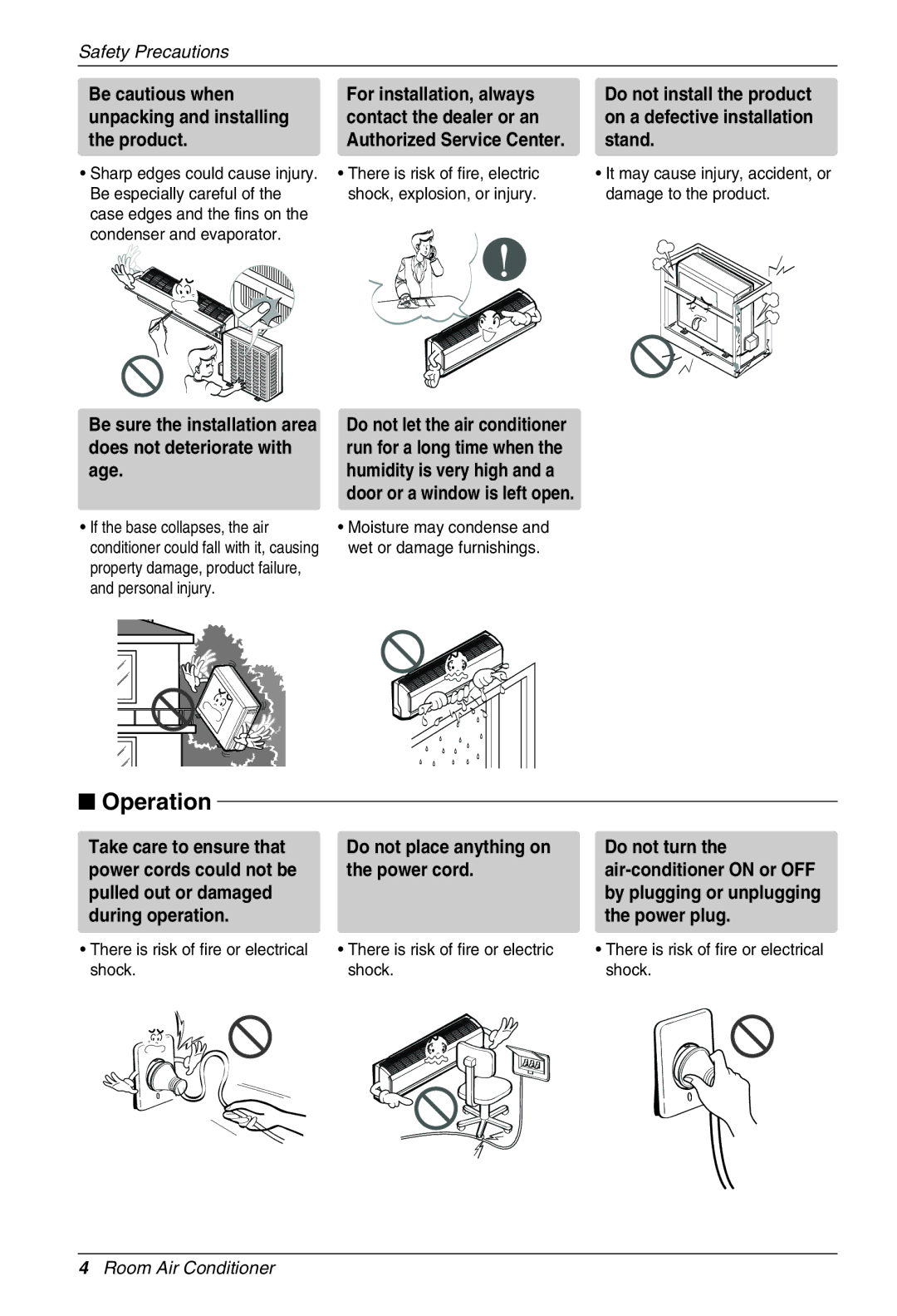 Beko LG-BKE 7800 D, LG-BKE7650 D, LG-BKE7700 D Does not deteriorate with, Age, Do not place anything on the power cord 