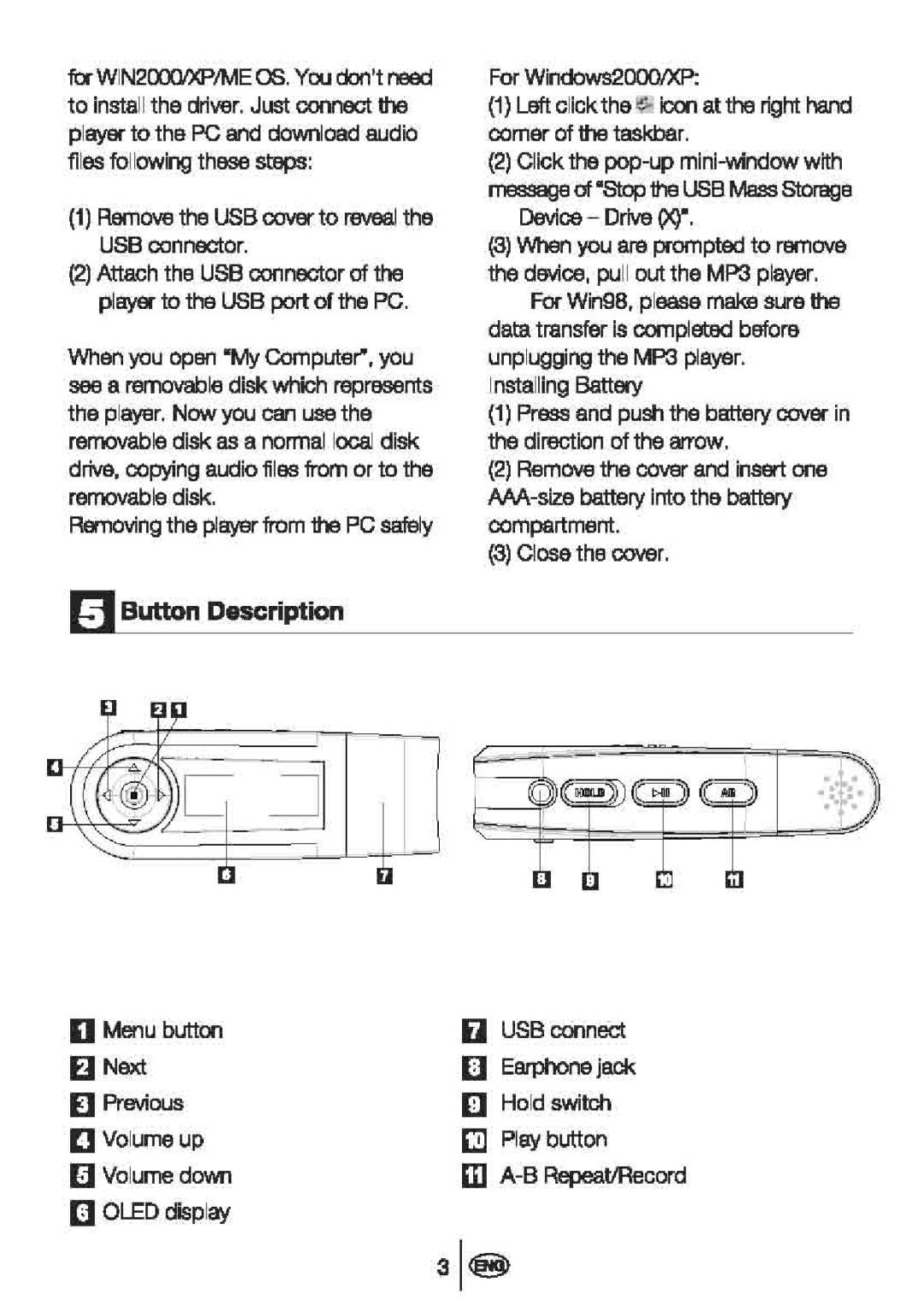 Beko MP 300 R manual 