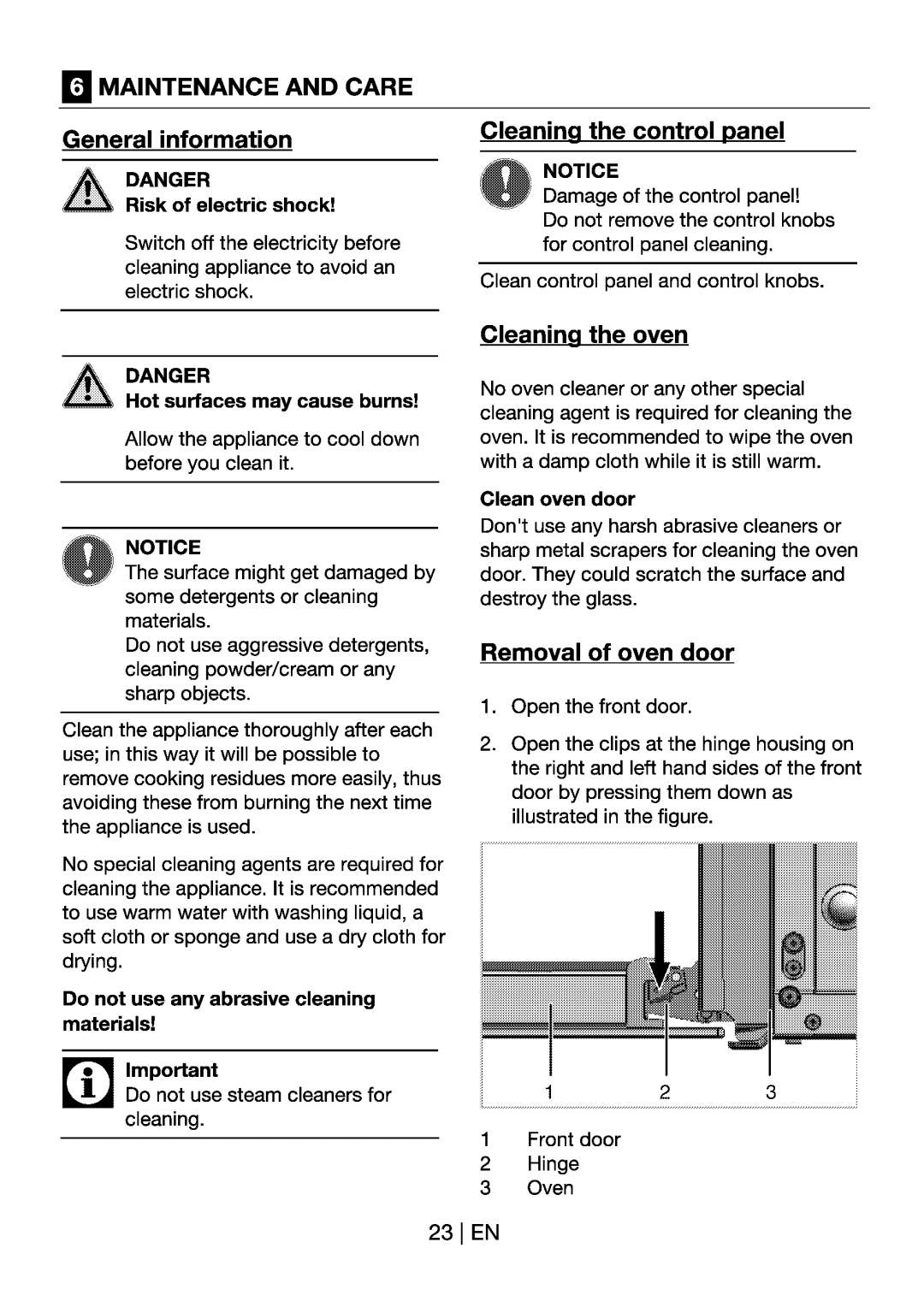 Beko OIF 22300 manual 